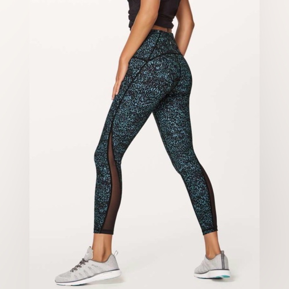 Lululemon Train Times 7/8 Pant *25" Illuminate Multi Black size 8